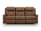 Mackmenville Caramel Reclining Living Room Set from Ashley Furniture - Luna Furniture