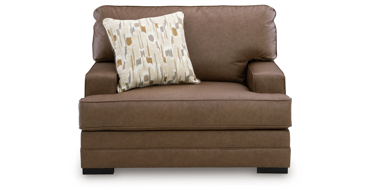 VillaCourt Caramel Oversized Chair from Ashley Furniture - Luna Furniture