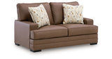 VillaCourt Caramel Loveseat from Ashley - Luna Furniture