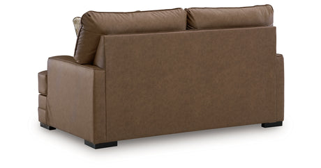 VillaCourt Caramel Loveseat from Ashley - Luna Furniture