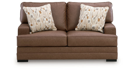 VillaCourt Caramel Loveseat from Ashley - Luna Furniture