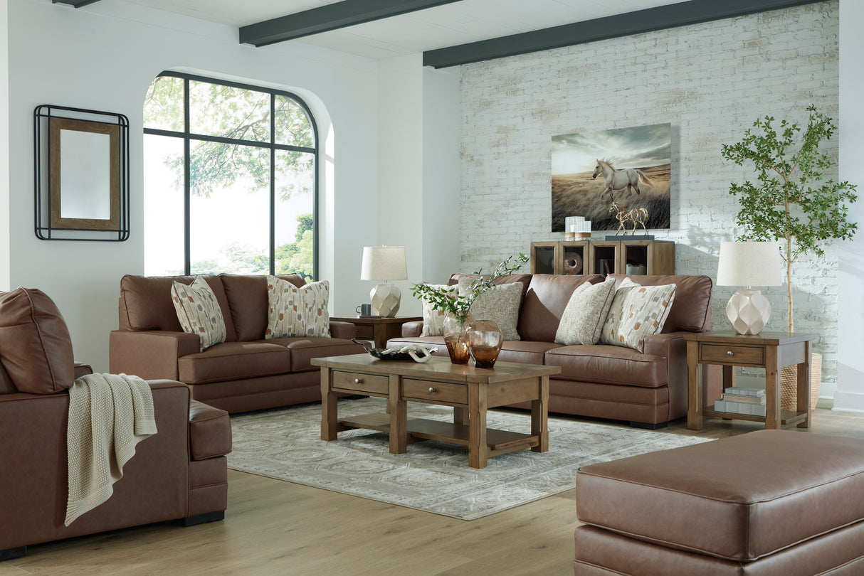 VillaCourt Caramel Living Room Set from Ashley - Luna Furniture