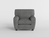 Isabel Dark Gray Chair from Homelegance - Luna Furniture