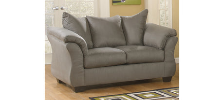 Darcy Cobblestone Loveseat from Ashley - Luna Furniture