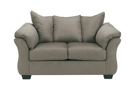 Darcy Cobblestone Sofa, Loveseat, Chair and Ottoman from Ashley - Luna Furniture