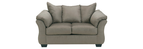 Darcy Sofa, Loveseat, Chair and Ottoman in Cobblestone from Ashley - Luna Furniture