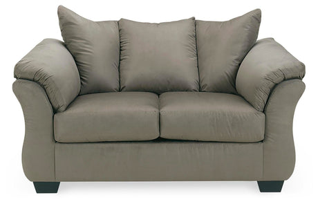 Darcy Cobblestone Loveseat from Ashley - Luna Furniture