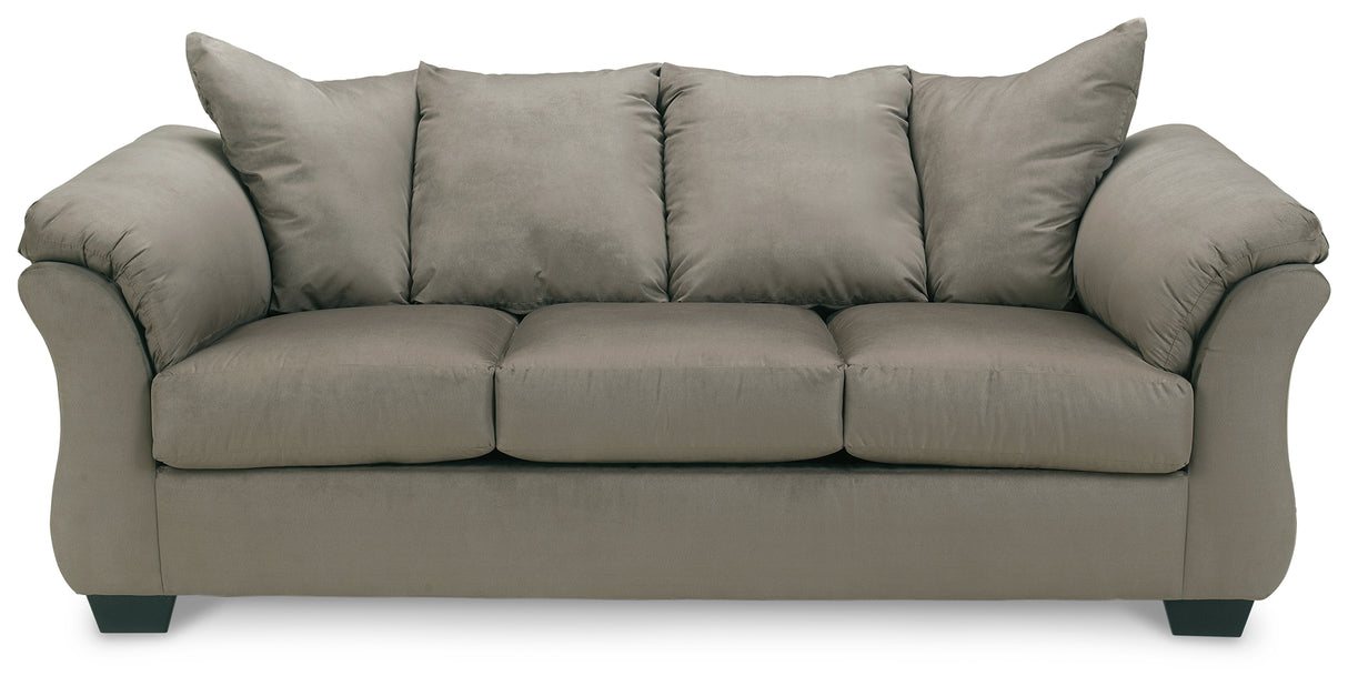 Darcy Cobblestone Sofa, Loveseat, Chair and Ottoman from Ashley - Luna Furniture
