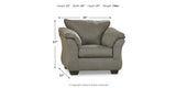 Darcy Cobblestone Sofa and Chair from Ashley Furniture - Luna Furniture