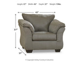 Darcy Cobblestone Chair from Ashley Furniture - Luna Furniture