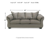 Darcy Cobblestone Sofa and Chair from Ashley Furniture - Luna Furniture