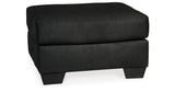 Darcy Black Loveseat and Ottoman from Ashley Furniture - Luna Furniture
