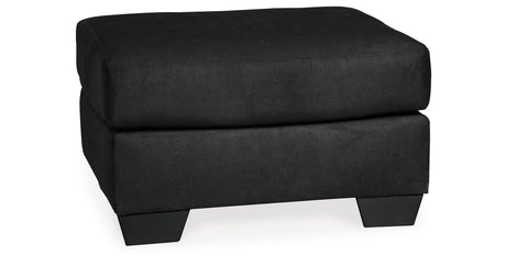 Darcy Black Loveseat and Ottoman from Ashley - Luna Furniture