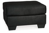 Darcy Black Chair and Ottoman from Ashley - Luna Furniture
