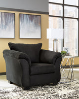Darcy Black Chair from Ashley Furniture - Luna Furniture