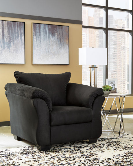 Darcy Black Chair from Ashley - Luna Furniture