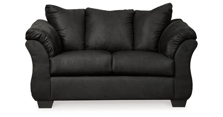 Darcy Black Loveseat from Ashley - Luna Furniture