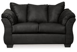 Darcy Black Sofa, Loveseat, Chair and Ottoman from Ashley - Luna Furniture