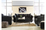 Darcy Black Sofa, Loveseat, Chair and Ottoman from Ashley - Luna Furniture