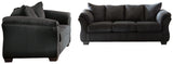 Darcy Black Sofa and Loveseat from Ashley - Luna Furniture