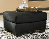 Darcy Black Ottoman from Ashley Furniture - Luna Furniture