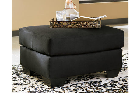 Darcy Black Loveseat and Ottoman from Ashley - Luna Furniture