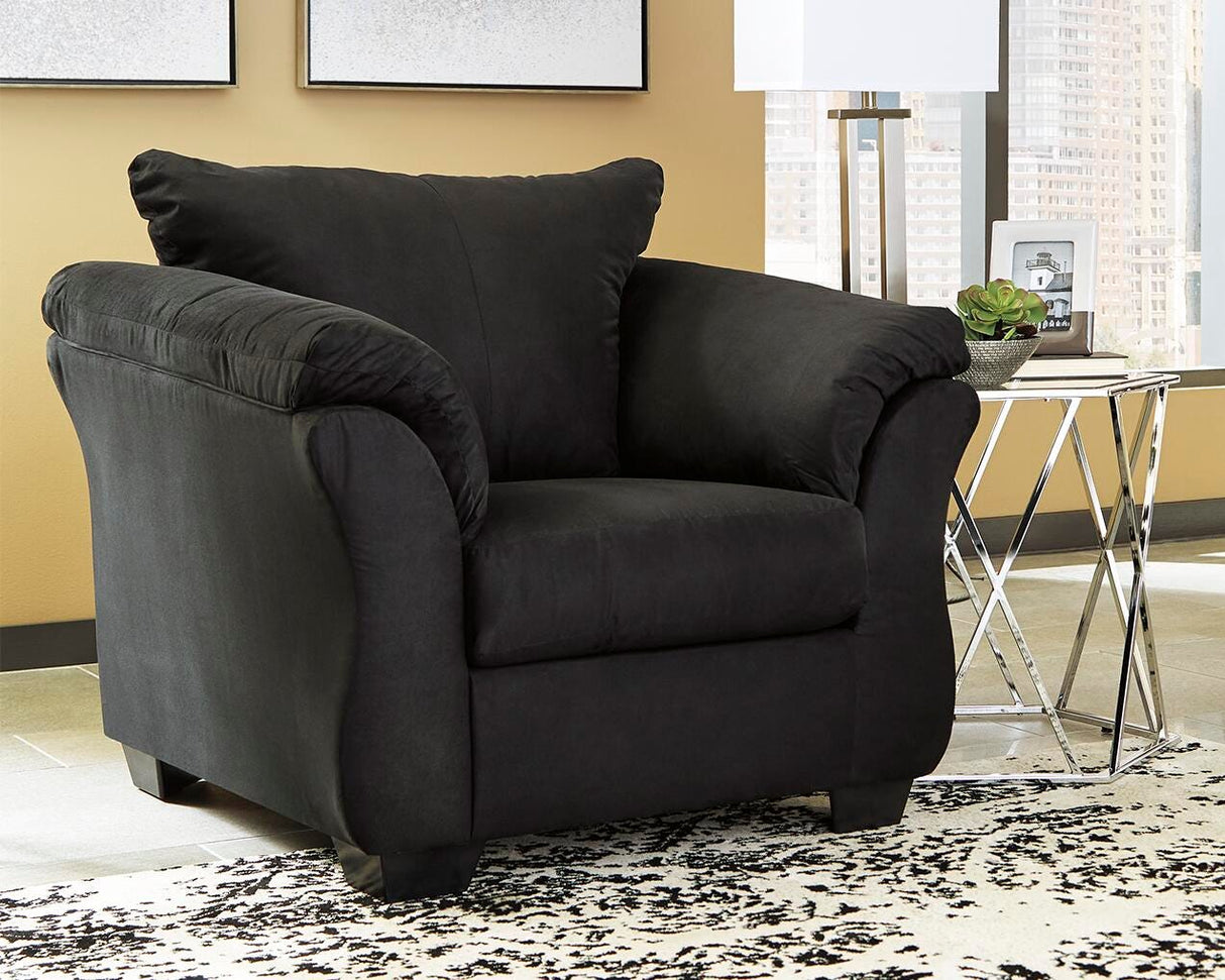 Darcy Black Chair from Ashley Furniture - Luna Furniture
