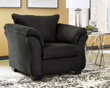 Darcy Black Chair from Ashley Furniture - Luna Furniture
