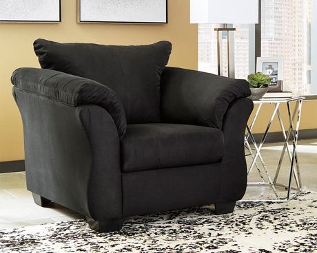Darcy Black Chair from Ashley - Luna Furniture