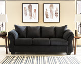 Darcy Black Sofa and Recliner from Ashley - Luna Furniture
