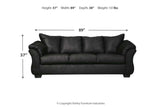 Darcy Black Sofa and Recliner from Ashley - Luna Furniture