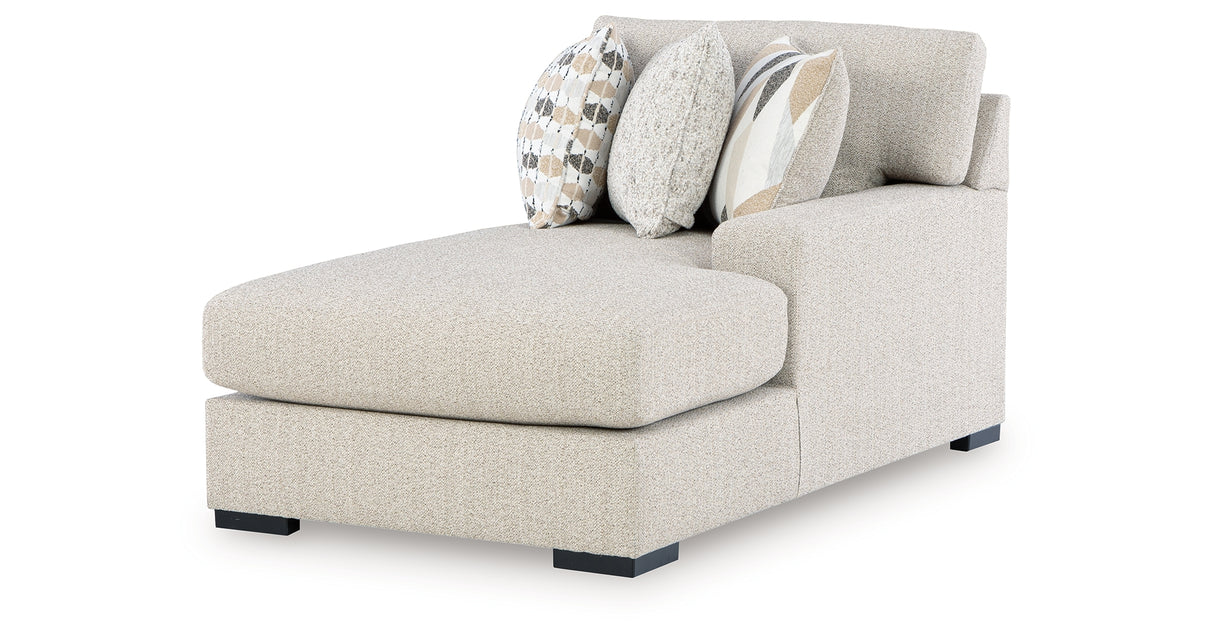 Laurelgrove Pebble Right-Arm Facing Corner Chaise from Ashley - Luna Furniture