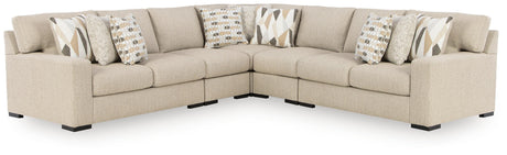 Laurelgrove Pebble 5-Piece Sectional from Ashley - Luna Furniture
