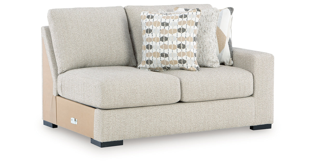 Laurelgrove Pebble Right-Arm Facing Loveseat from Ashley Furniture - Luna Furniture