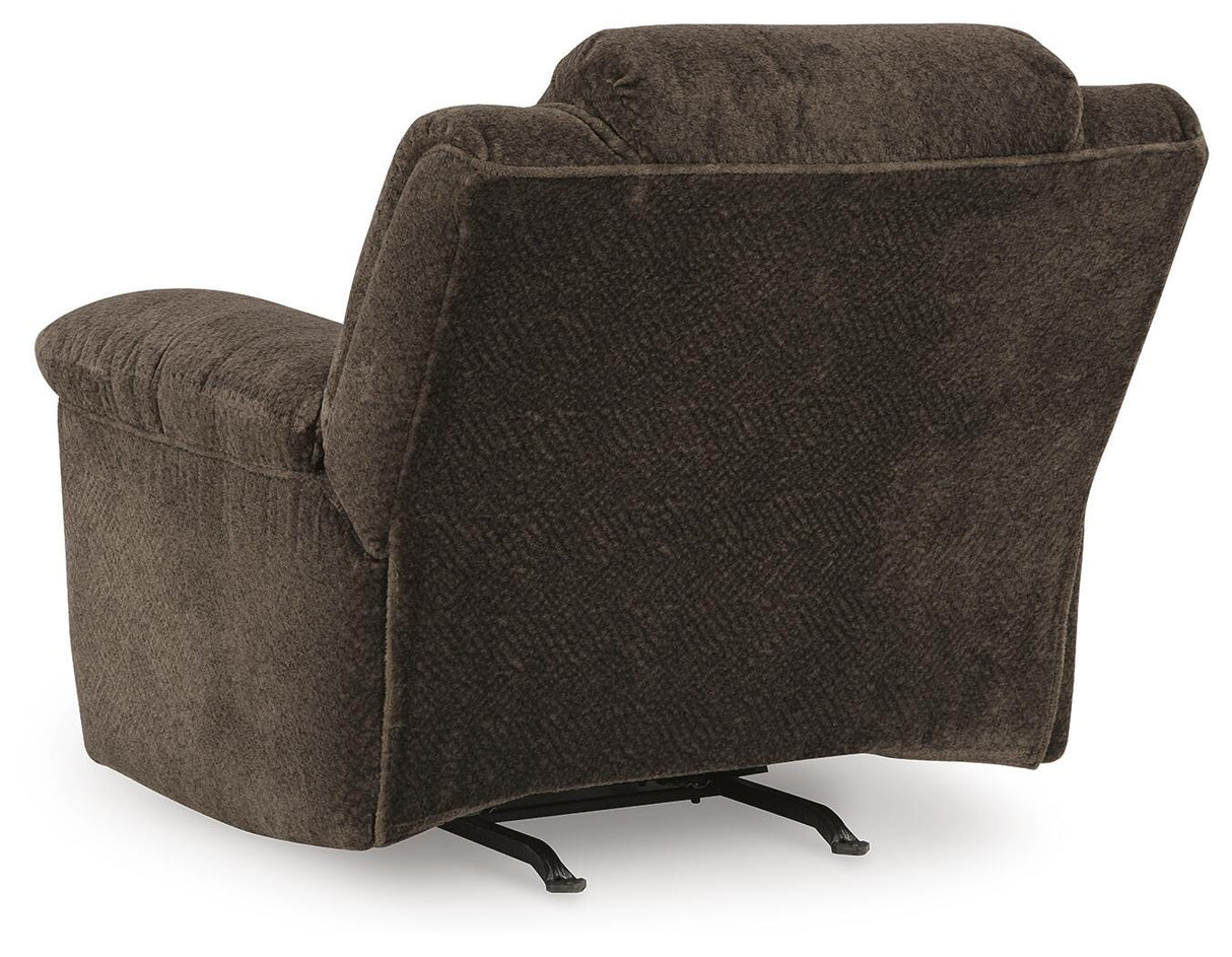 Frohn Chocolate Reclining Sofa and 2 Recliners from Ashley - Luna Furniture