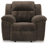 Frohn Chocolate Reclining Sofa and 2 Recliners from Ashley - Luna Furniture