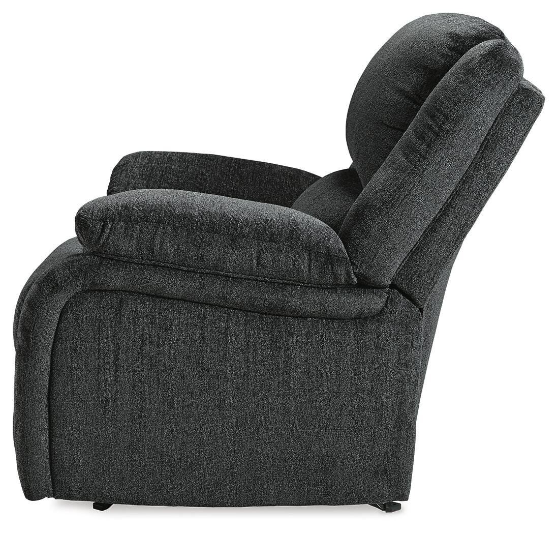 Draycoll Slate Recliner from Ashley Furniture - Luna Furniture