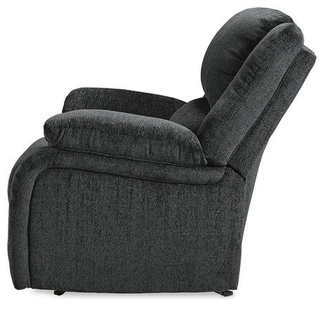 Draycoll Slate Recliner from Ashley Furniture - Luna Furniture