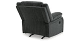 Draycoll Slate Reclining Loveseat with Console and Recliner from Ashley Furniture - Luna Furniture