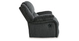 Draycoll Slate Reclining Loveseat with Console and Recliner from Ashley Furniture - Luna Furniture
