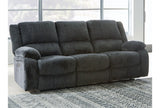 Draycoll Slate Power Reclining Sofa from Ashley Furniture - Luna Furniture