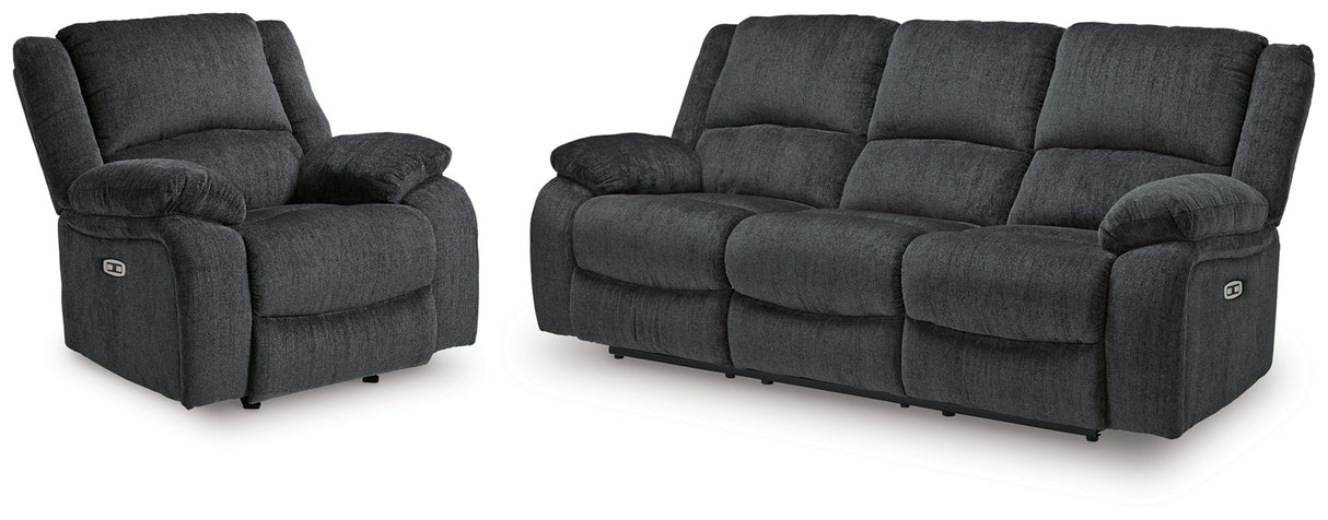 Draycoll Power Reclining Sofa and Power Recliner from Ashley - Luna Furniture