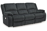 Draycoll Slate Power Reclining Sofa, Loveseat and Recliner from Ashley Furniture - Luna Furniture