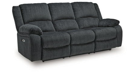 Draycoll Slate Power Reclining Sofa from Ashley Furniture - Luna Furniture