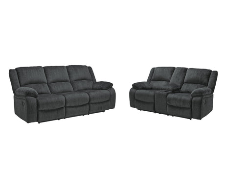 Draycoll Slate Sofa and Loveseat from Ashley - Luna Furniture