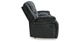Draycoll Slate Reclining Loveseat with Console and Recliner from Ashley Furniture - Luna Furniture