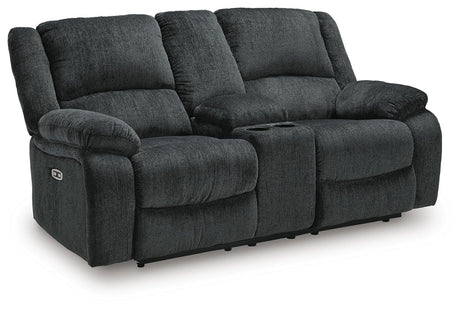 Draycoll 2 Power Reclining Loveseats and Recliner from Ashley Furniture - Luna Furniture