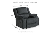 Draycoll Slate Reclining Sofa and Recliner from Ashley - Luna Furniture