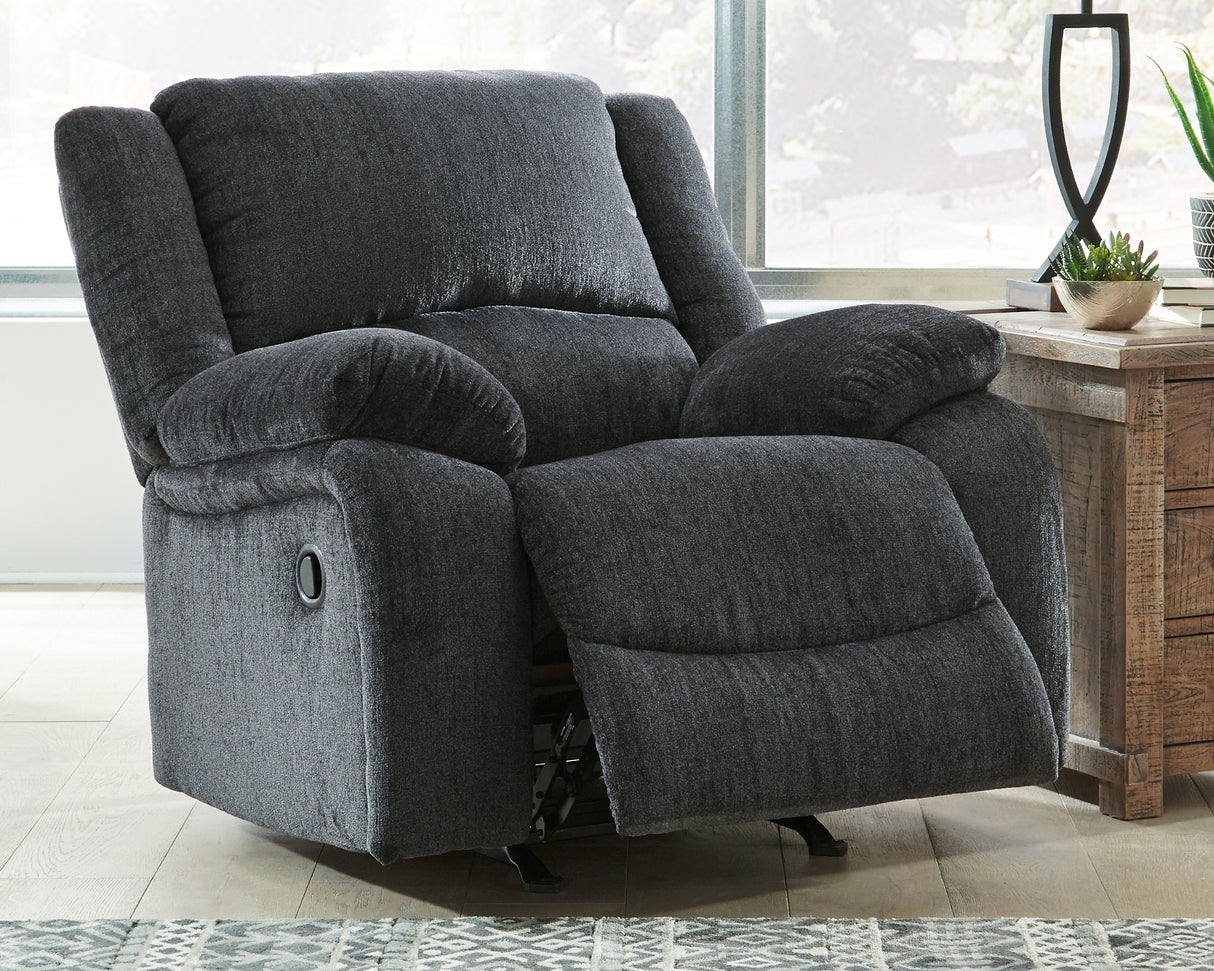 Draycoll Slate Reclining Sofa and Recliner from Ashley - Luna Furniture