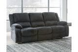 Draycoll Slate Power Reclining Sofa, Loveseat and Recliner from Ashley Furniture - Luna Furniture